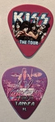 KISS 2012 The Tour TAMPA 7-28-12 City Guitar Picks