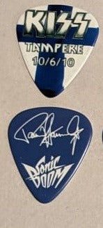 KISS TAMPERE FINLAND 10/6/2010 Sonic Boom Over Europe City Guitar Picks