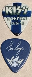 KISS TAMPERE FINLAND 10/6/2010 Sonic Boom Over Europe City Guitar Picks