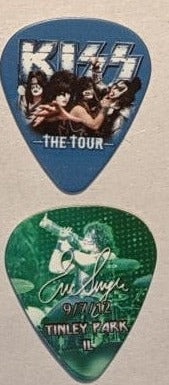 KISS 2012 The Tour TINLEY PARK 9-7-12 City Guitar Picks