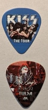 KISS 2012 The Tour TULSA 8-26-12 City Guitar Picks