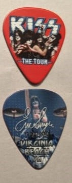 KISS 2012 The Tour VIRGINIA BEACH 7-21-12 City Guitar Picks