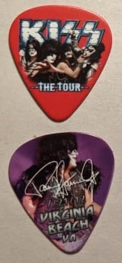 KISS 2012 The Tour VIRGINIA BEACH 7-21-12 City Guitar Picks