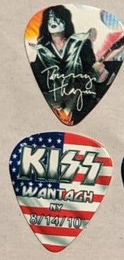KISS 2010 HSOE WANTAGH 8-14-10 City Guitar Picks