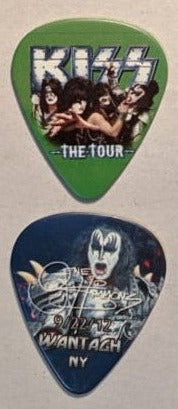 KISS 2012 The Tour WANTAUGH 9-22-12 City Guitar Picks