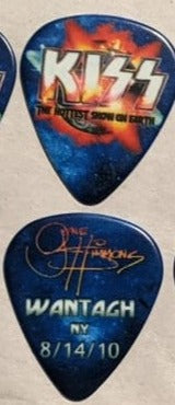 KISS 2010 HSOE WANTAGH 8-14-10 City Guitar Picks