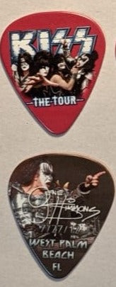 KISS 2012 The Tour WEST PALM BEACH 7-27-12 City Guitar Picks