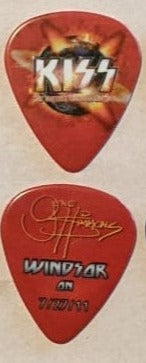 KISS 2011 HSOE GRAND-FALLS WINDSOR CANADA 7-9-2011 City Guitar Picks