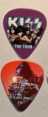 KISS 2012 The Tour WOODLANDS 8-3-12 City Guitar Picks