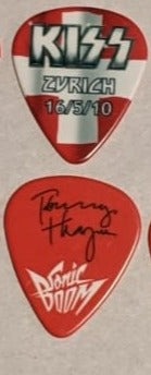 KISS ZURICH SWITZERLAND 16/5/2010 Sonic Boom Over Europe City Guitar Picks