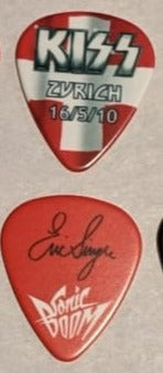 KISS ZURICH SWITZERLAND 16/5/2010 Sonic Boom Over Europe City Guitar Picks