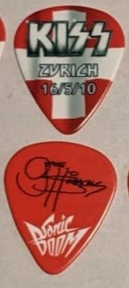 KISS ZURICH SWITZERLAND 16/5/2010 Sonic Boom Over Europe City Guitar Picks