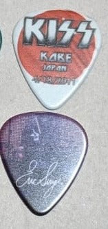KISS 2011 HSOE 4-18-2011 KOBE JAPAN Cancelled Show Guitar Picks