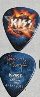 KISS 2011 HSOE 4-18-2011 KOBE JAPAN Cancelled Show Guitar Picks