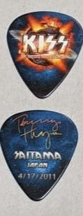 KISS 2011 HSOE 4-17-2011 SAITAMA JAPAN Cancelled Show Guitar Picks