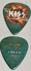 KISS 2011 HSOE 4-20-2011 TOKYO JAPAN Night 1 Cancelled Show Guitar Picks