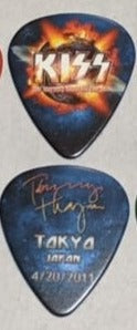 KISS 2011 HSOE 4-20-2011 TOKYO JAPAN Night 1 Cancelled Show Guitar Picks
