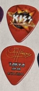 KISS 2011 HSOE 4-21-2011 TOKYO JAPAN Night 2 Cancelled Show Guitar Picks