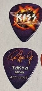 KISS 2011 HSOE 4-21-2011 TOKYO JAPAN Night 2 Cancelled Show Guitar Picks