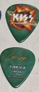 KISS 2011 HSOE 4-21-2011 TOKYO JAPAN Night 2 Cancelled Show Guitar Picks