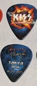 KISS 2011 HSOE 4-21-2011 TOKYO JAPAN Night 2 Cancelled Show Guitar Picks