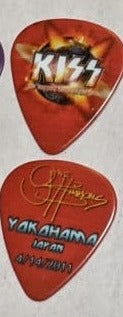 KISS 2011 HSOE 4-14-2011 YOKOHAMA JAPAN Cancelled Show Guitar Picks