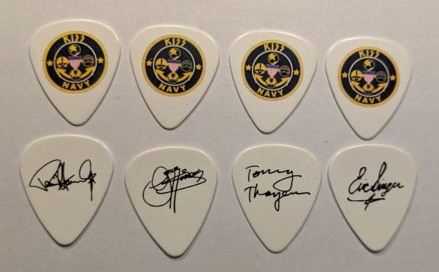 KISS Kruise II KISS Navy Guitar Picks