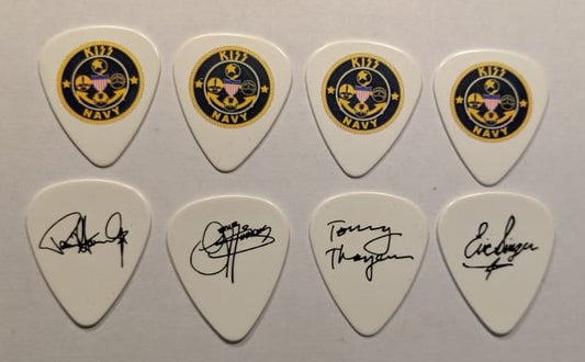 KISS Kruise II KISS Navy Guitar Picks