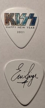 KISS 2020 Goodbye Dubai Happy New Year Guitar Picks