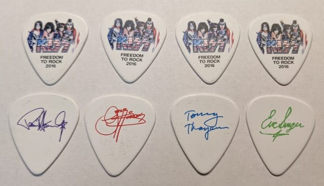 KISS 2016 Freedom To Rock Tour Portrait Guitar Picks