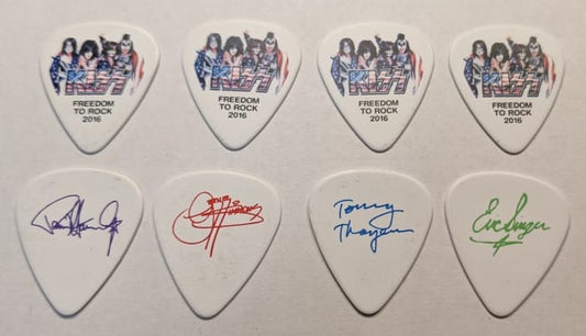 KISS 2016 Freedom To Rock Tour Portrait Guitar Picks