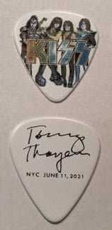 KISS NYC 6-11-2021 Tribeca/Battery Park Group Photo Guitar Picks