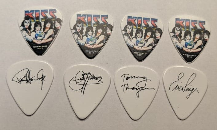 KISS 2017 KISSWORLD Tour Complete set of 60 Guitar Picks