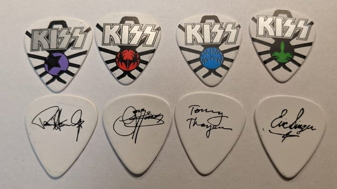 KISS 2014 40th Anniversary Tour Spider Logo Guitar Picks