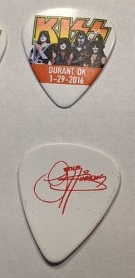 KISS January 29 2016 2016 Choctaw Casino Durant OK Guitar Picks