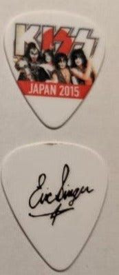 KISS 2015 40th Anniversary Tour JAPAN Logo Guitar Picks