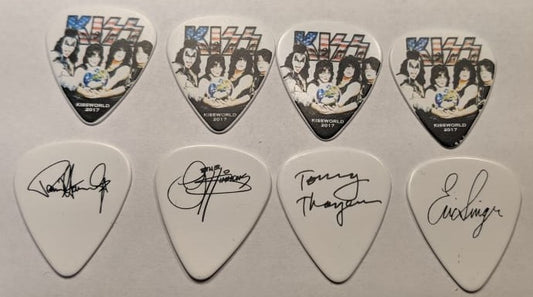 KISS 2017 KISSWORLD World Tour USA Guitar Picks