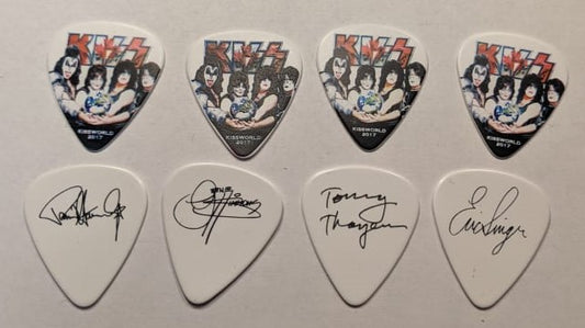 KISS 2017 KISSWORLD World Tour CANADA Guitar Picks