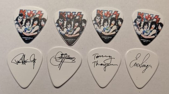 KISS 2017 KISSWORLD Tour Complete set of 60 Guitar Picks