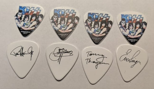 KISS 2017 KISSWORLD World Tour CZECH REPUBLIC Guitar Picks