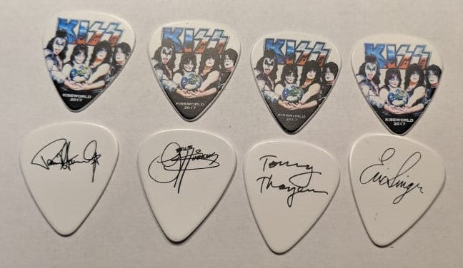KISS 2017 KISSWORLD Tour Complete set of 60 Guitar Picks