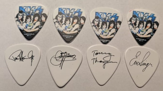 KISS 2017 KISSWORLD World Tour SCOTLAND Guitar Picks