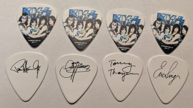 KISS 2017 KISSWORLD Tour Complete set of 60 Guitar Picks