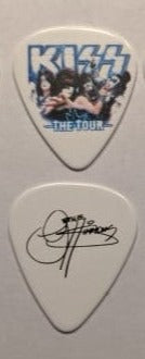 KISS 2012 The Tour Band Logo on White Guitar Picks