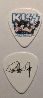 KISS 2012 The Tour Band Logo on White Guitar Picks