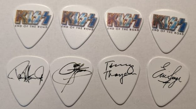 KISS 2019 End of the Road Tour LOGO Guitar Picks