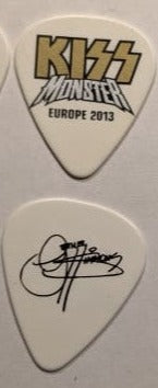 KISS 2012-13 Monster World Tour EUROPE Gold Logo Guitar Picks
