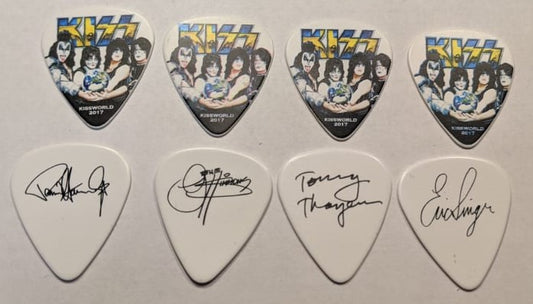 KISS 2017 KISSWORLD World Tour SWEDEN Guitar Picks