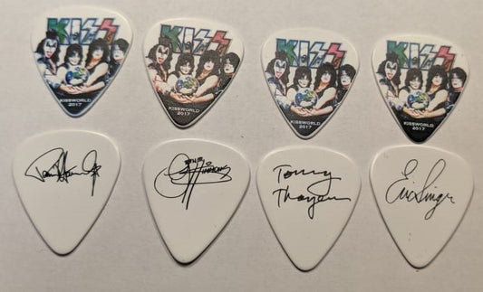 KISS 2017 KISSWORLD World Tour ITALY Guitar Picks