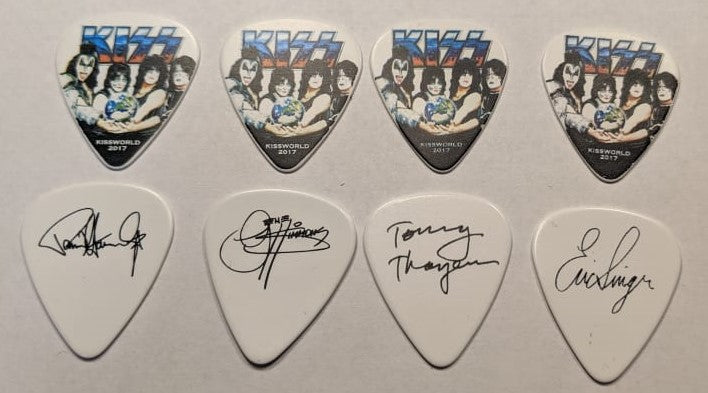 KISS 2017 KISSWORLD Tour Complete set of 60 Guitar Picks